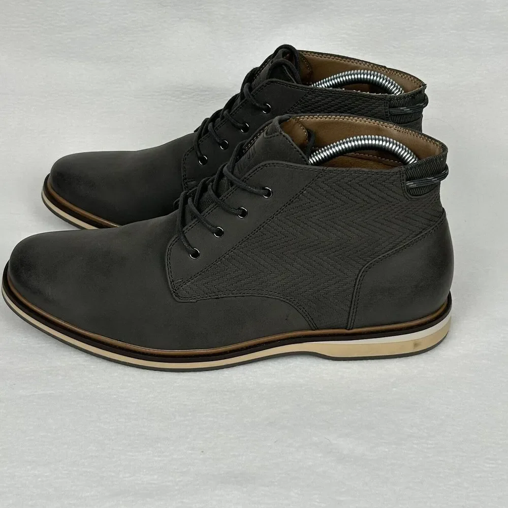 NEW HAWKER RYE Men's Nevin Chukka Boot Shoes Gray Size‎ 11.5